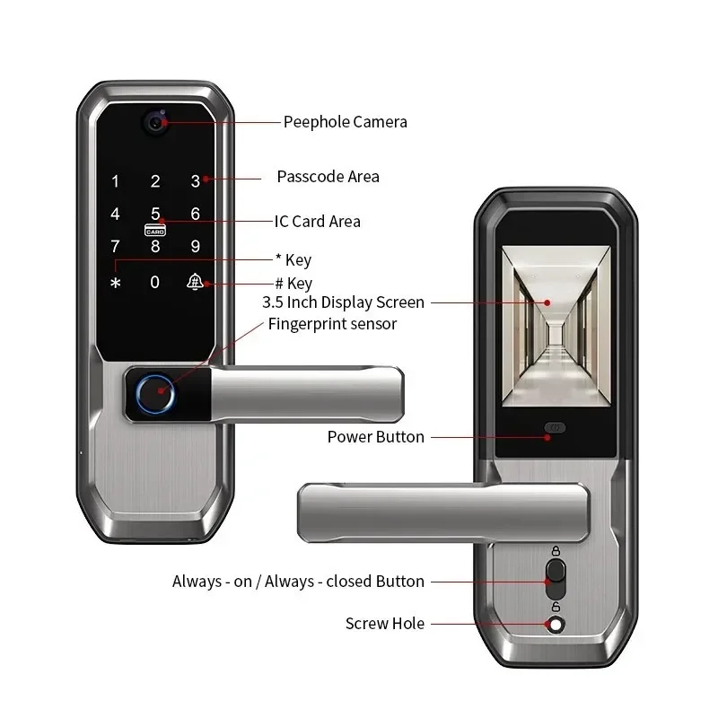 Tuya WLAN Smart Türschloss mit – Smart Door Lock Wifi Bewertung und Preis