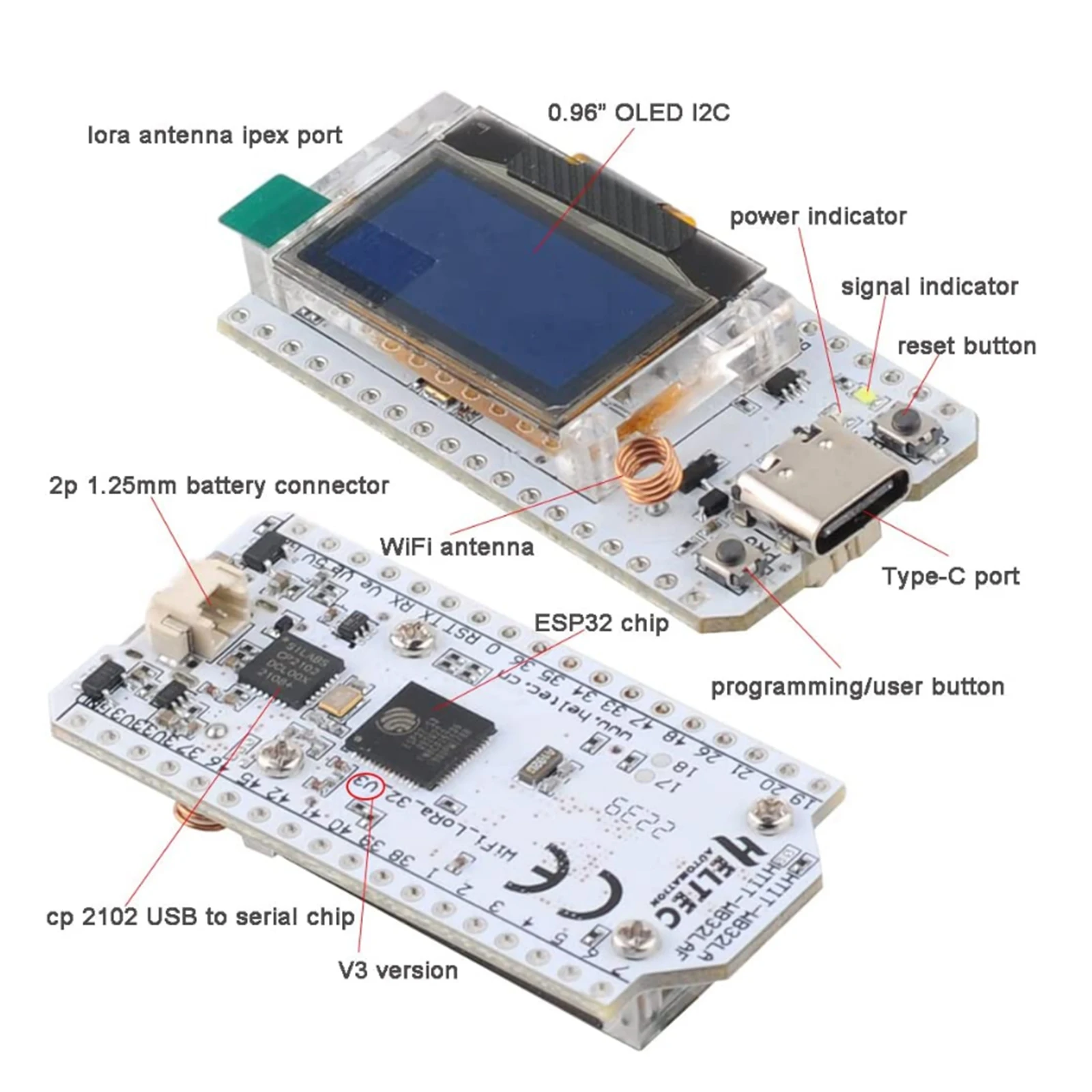 868MHz/915MHz LoRa-Antennen-Se – Microcontroller Kit Bewertung und Preis