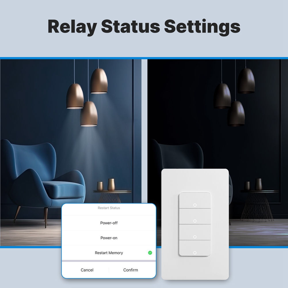 THIVN-Matter WLAN-Smart-Lichts – Smart Light Switch Wifi Bewertung und Preis