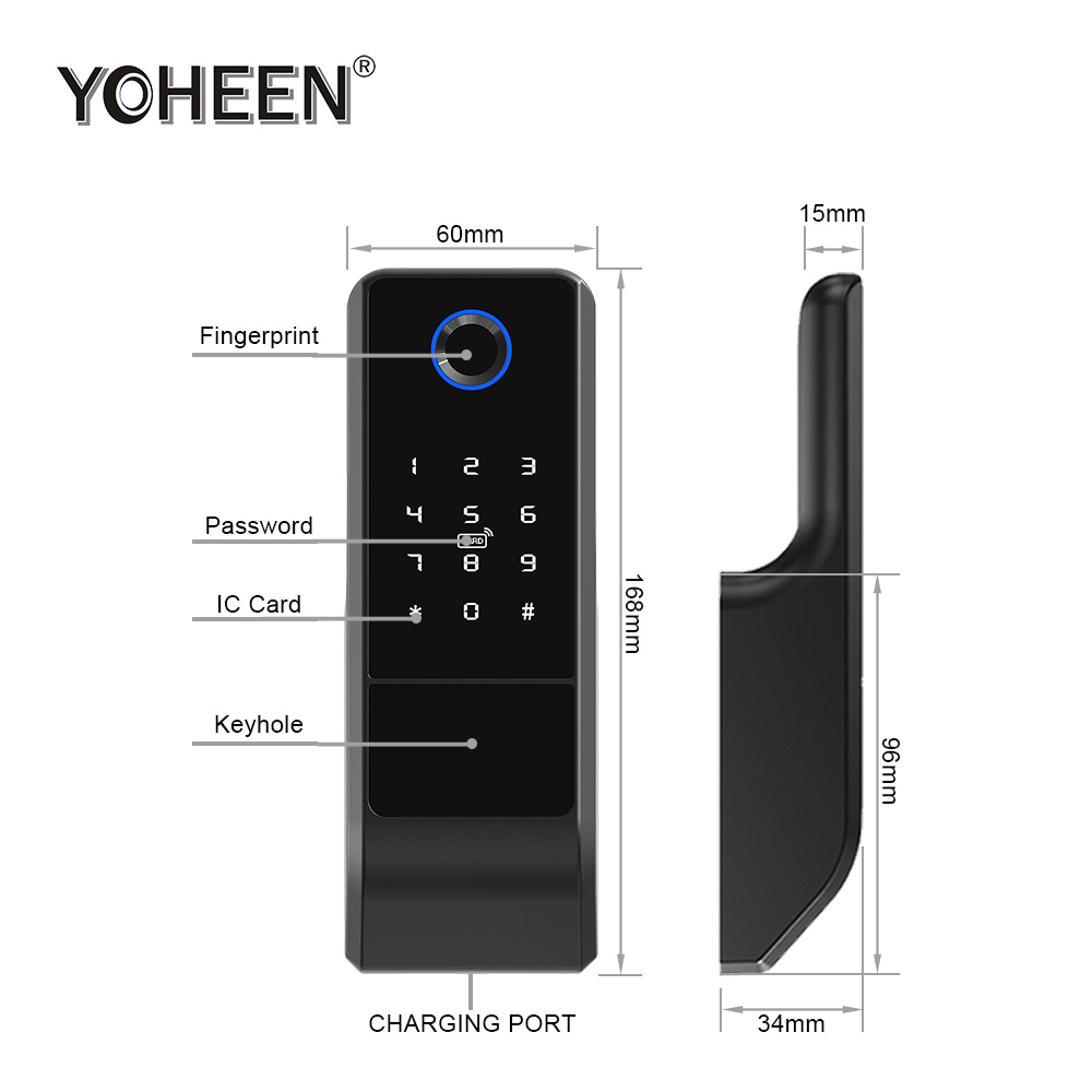 Wasserdichtes Tuya APP WiFi-Sc – Smart Door Lock Wifi Bewertung und Preis