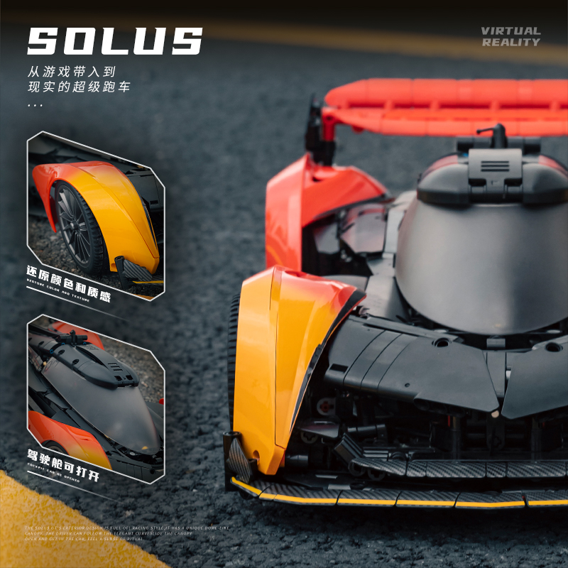 Technic 1:10 MOC McLaren SOLUS – Stem Robotics Kit Bewertung und Preis