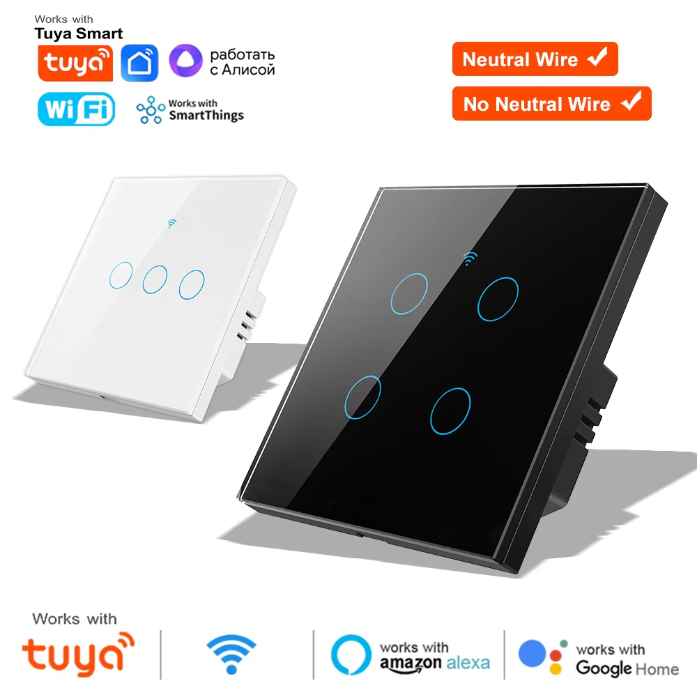 1 2 3 4-fach WLAN RF 433MHz To – Smart Light Switch Wifi Bewertung und Preis